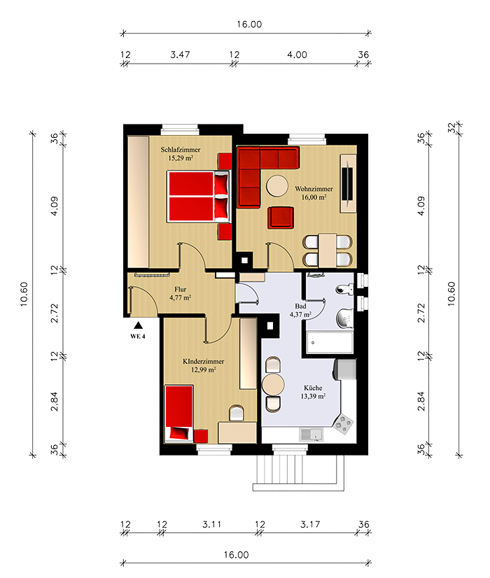 GRUNDRISS IN COMFORT +